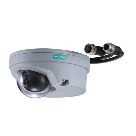 Moxa En50155, FHD, H.264/Mjpeg Ip Cam, M12 Cnnct, 1 Audio Inpt, Vport P06-2L80M VPort P06-2L80M